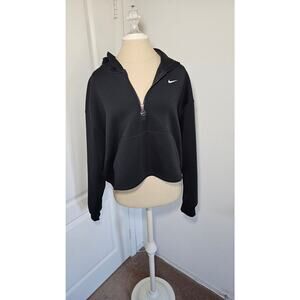 Nike dri-fit half zip black Pullover sweater sz large